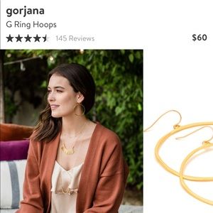 Gorjana G Ring Hoop Earrings